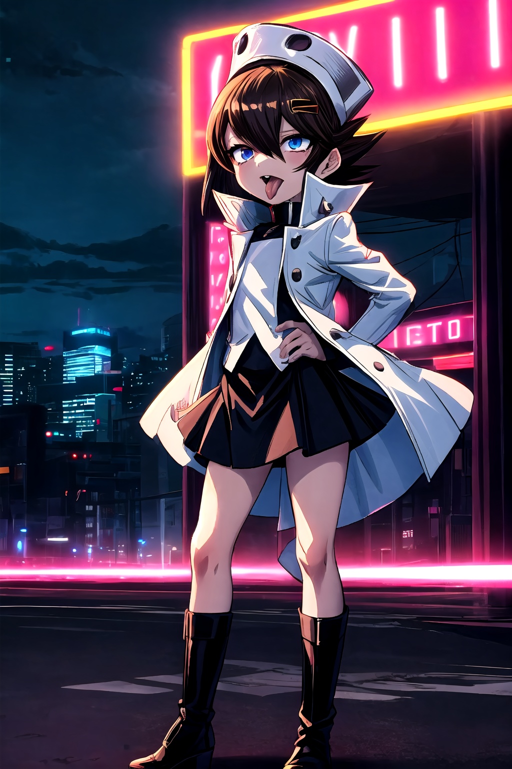 Seto Kaiba,  1girl,  LOLI on Tensor.Art