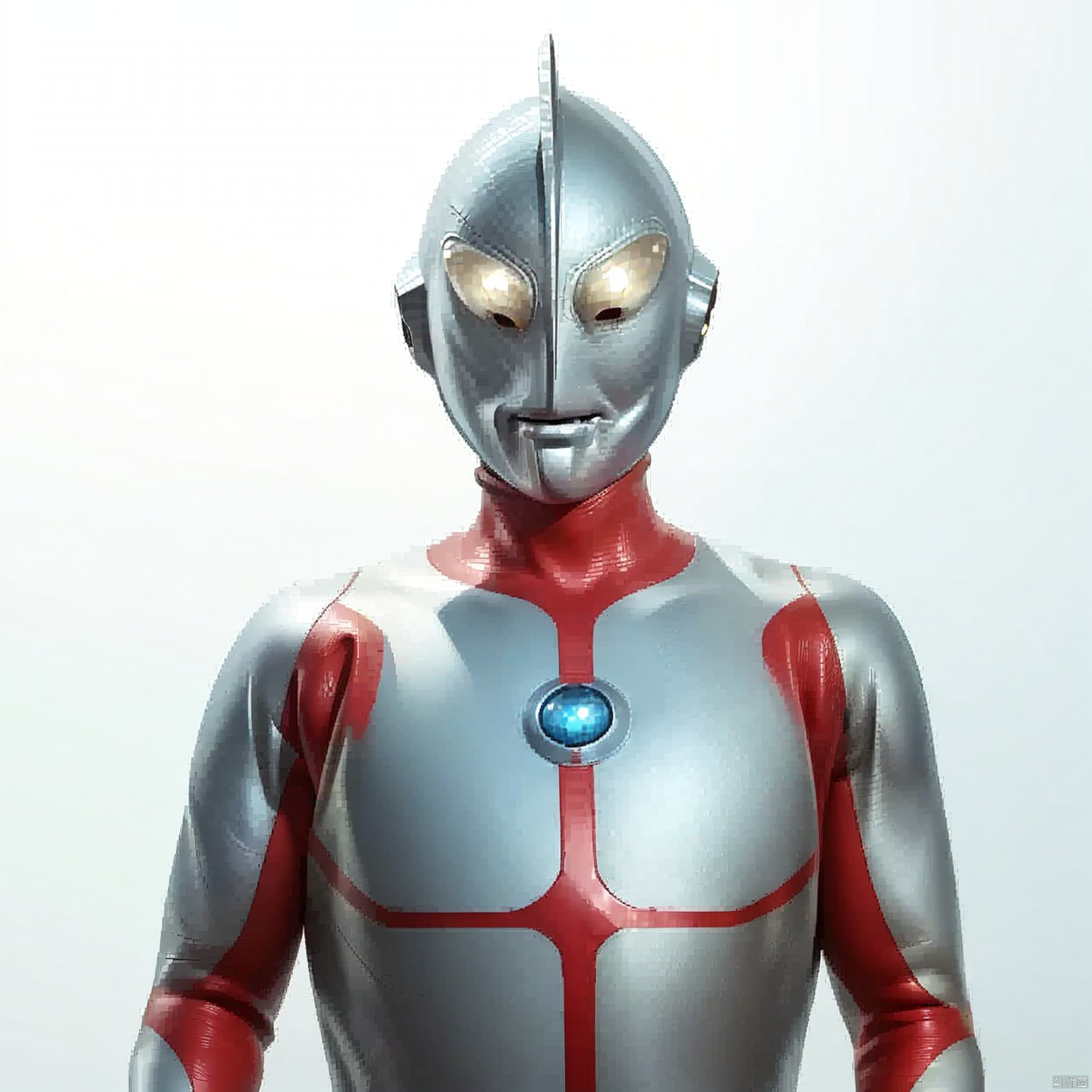 (white background:1.2),looking at viewer,(SOLO:1.4),outline,simple background,upper body, cowboy shot,looking at viewer,,outline,
(((arms at side))), 
white bodysuit,white gloves,legwear,gloves,boots,logo,cover,mask,plugsuit,gem,bodysuit,red pattern on body,white tight-fitting,white footwear,helmet,leather suit,ultraman,latex,