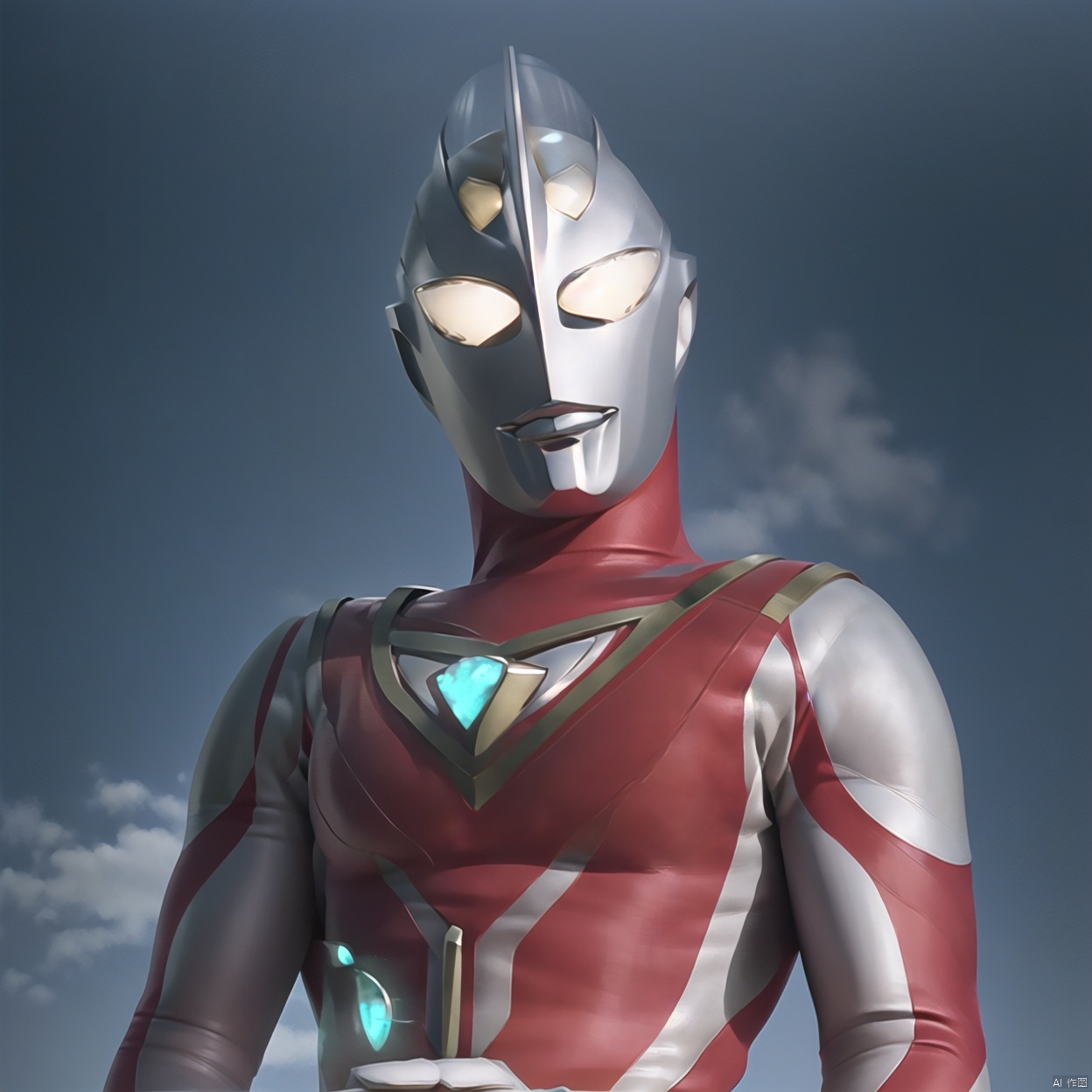 armor,white bodysuit,white gloves,legwear,gloves,boots,logo,cover,mask,plugsuit,gem,bodysuit,red pattern on body,white tight-fitting,white footwear,helmet,leather suit,ultraman,latex