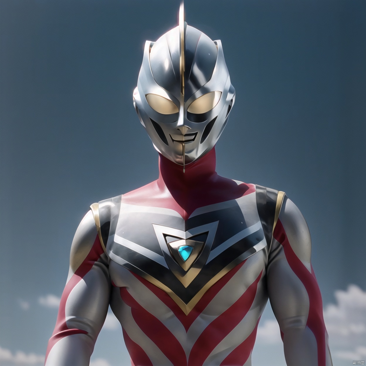 armor,white bodysuit,white gloves,legwear,gloves,boots,logo,cover,mask,plugsuit,gem,bodysuit,red pattern on body,white tight-fitting,white footwear,helmet,leather suit,ultraman,latex