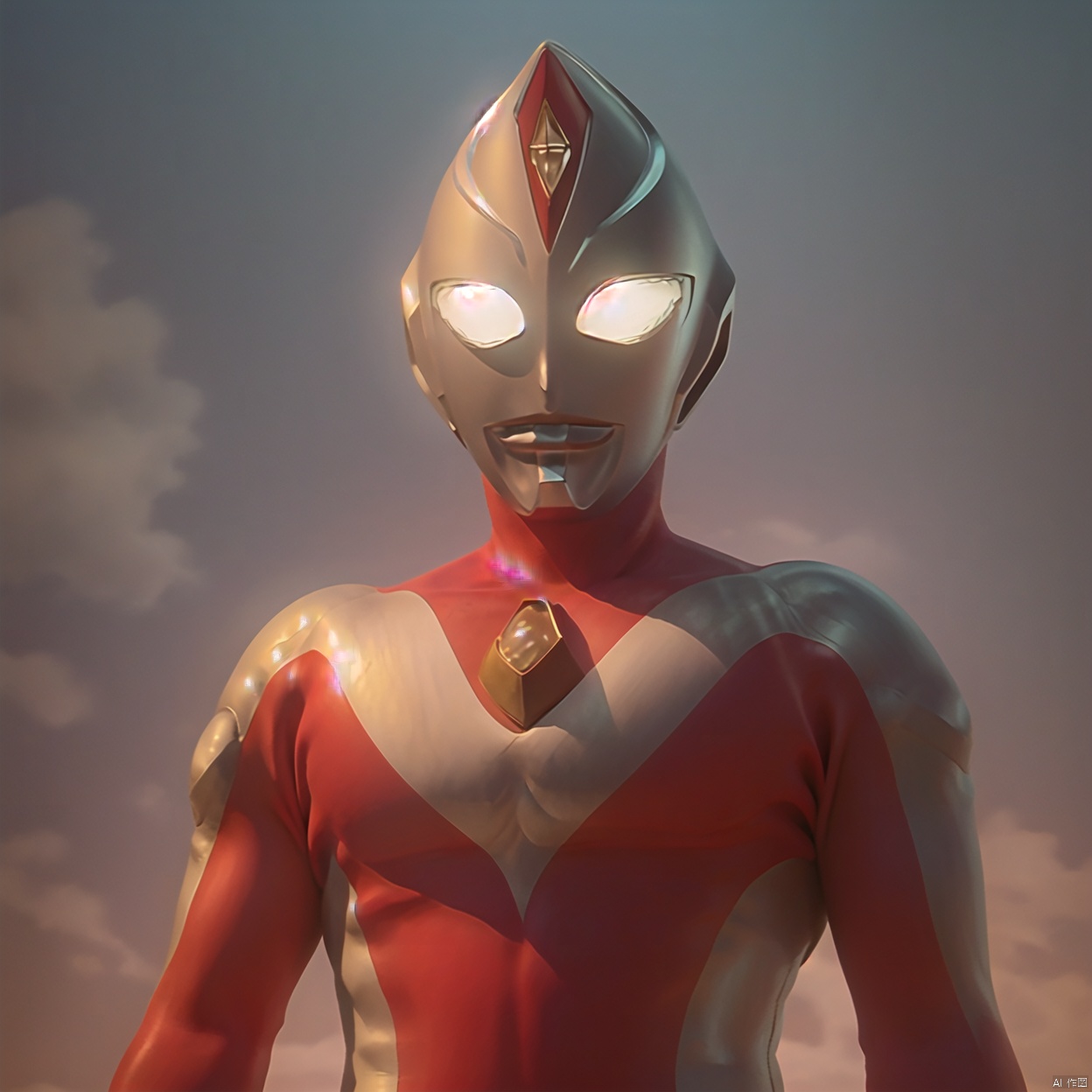 helmet,red footwear,red tight-fitting,silver pattern on body,bodysuit,gem,plugsuit,mask,cover,logo,boots,gloves,red legwear,red gloves,red bodysuit,leather suit,ultraman,latex,
