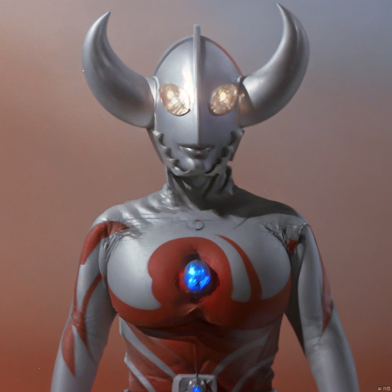 red pattern on waist,red pattern on arms,red pattern on legs,white bodysuit,white gloves,legwear,gloves,boots,logo,cover,mask,plugsuit,gem,bodysuit,red pattern on body,white tight,fitting,white footwear,helmet,leather suit,ultraman,latex,horns,belt, red pattern on waist