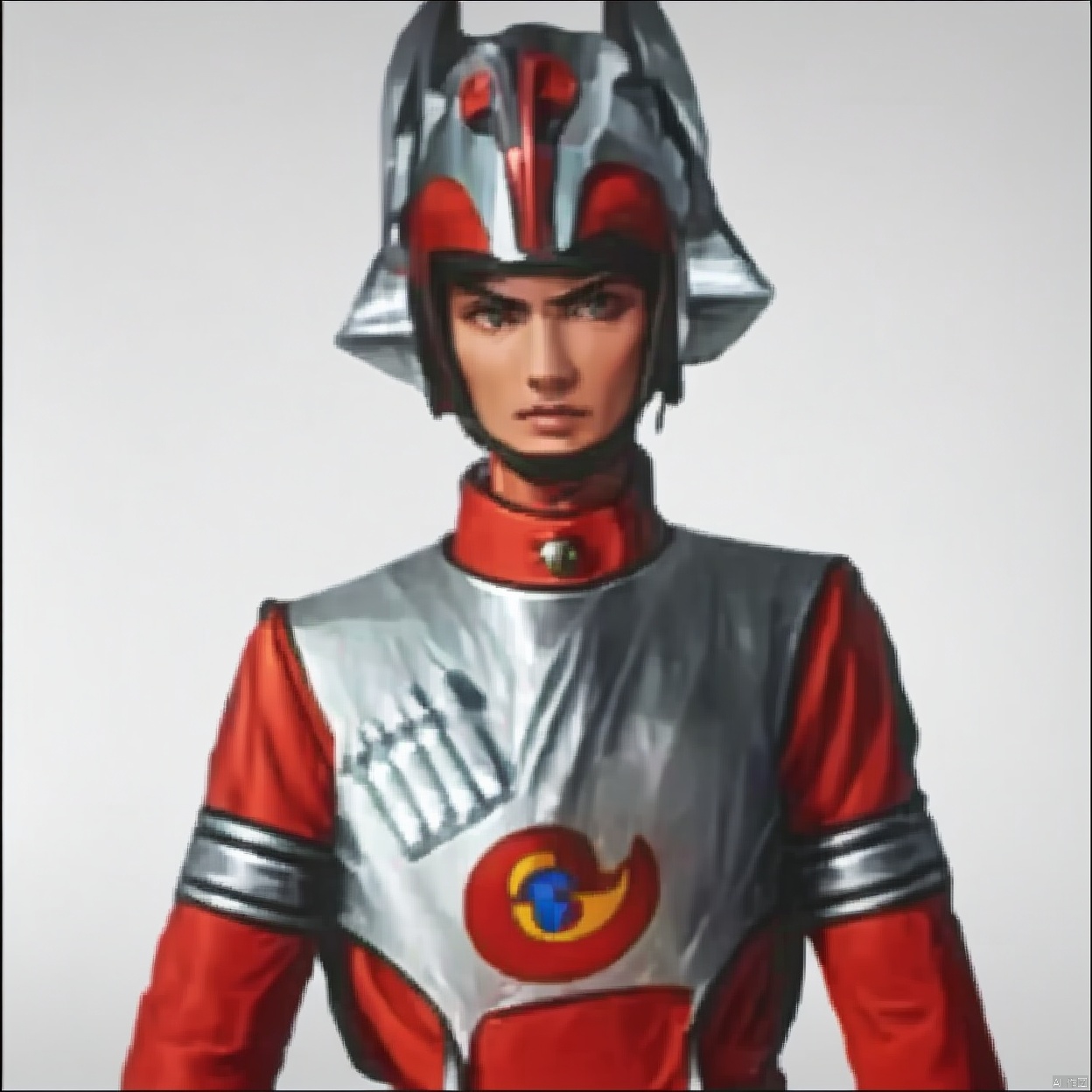 (white background:1.2),looking at viewer,(SOLO:1.4),outline,simple background,upper body, cowboy shot,looking at viewer,,outline,
(((arms at side))), 
collar, choker,belt,boots,emblem,military uniform,logo,pants,armor,uniform,bodysuit,choker,belt pouch, jacket, collar, helmet, gloves, fingerless gloves, belt, logo,, belt, 
