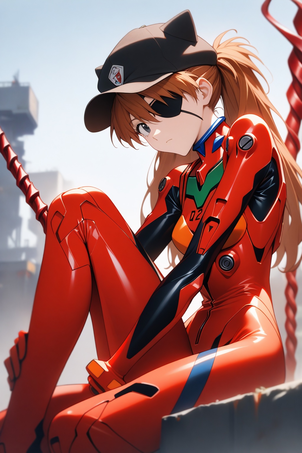 1girl,  souryuu asuka langley,  neon genesis evangelion on Tensor.Art