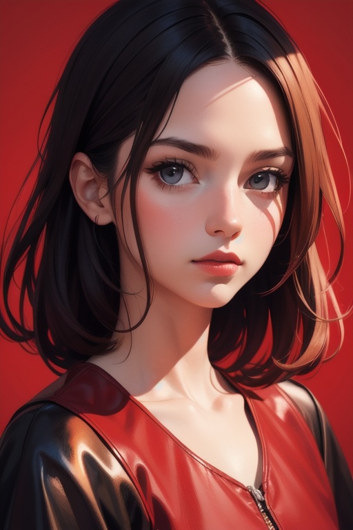 a girl,  illustration,  cover art on Tensor.Art