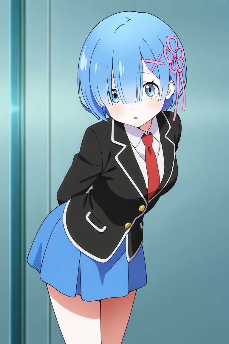 rem,  blue hair,  blue eyes on Tensor.Art