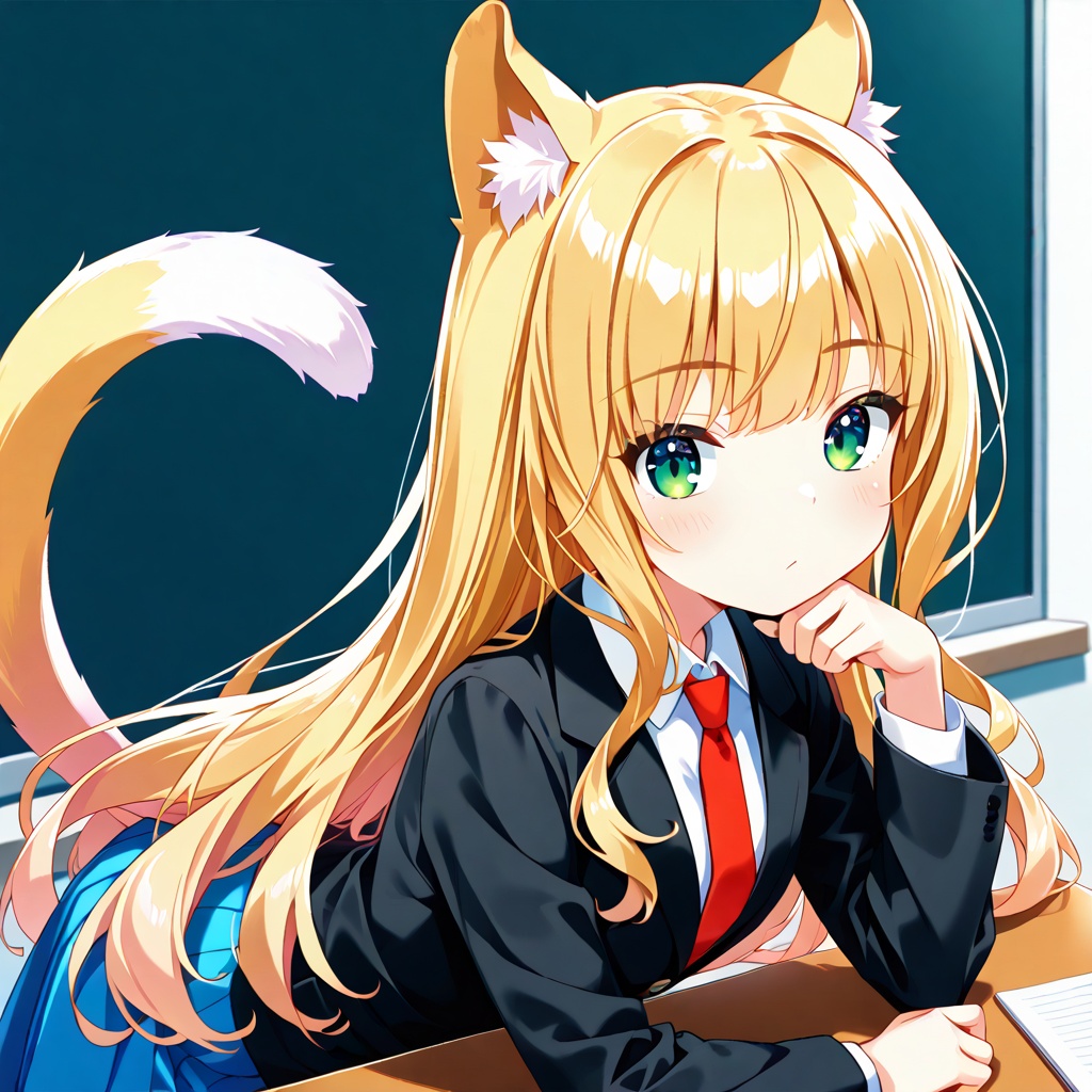 maple,  blonde hair,  bangs on Tensor.Art