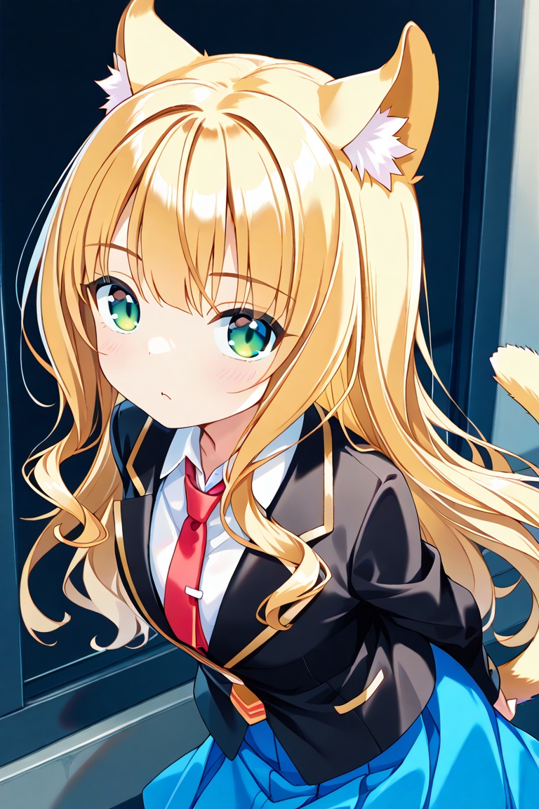maple,  blonde hair,  bangs on Tensor.Art