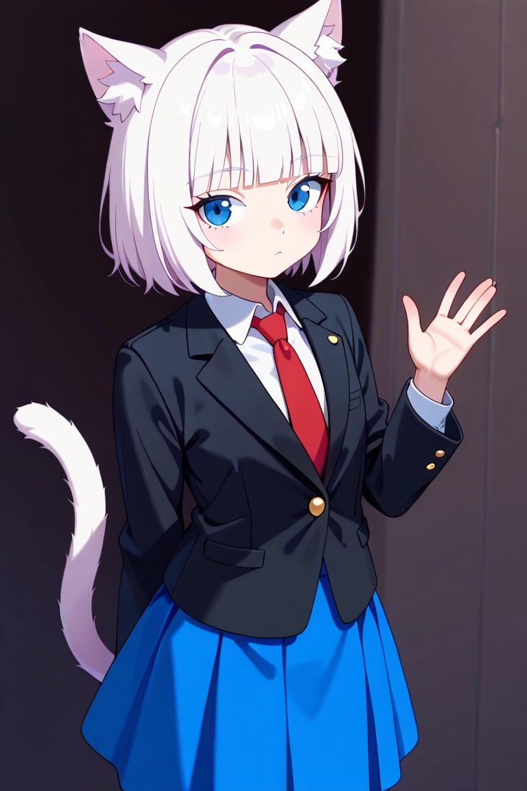 vanilla,  blue eyes,  white hair on Tensor.Art