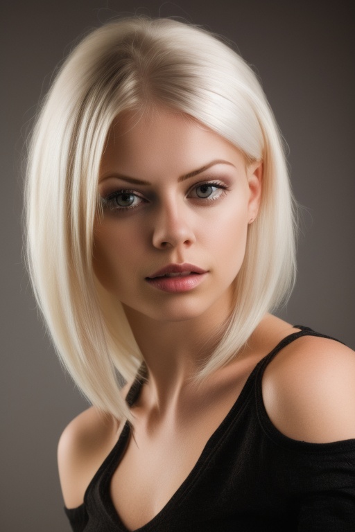 Head shot,  platinum blonde,  1girl on Tensor.Art
