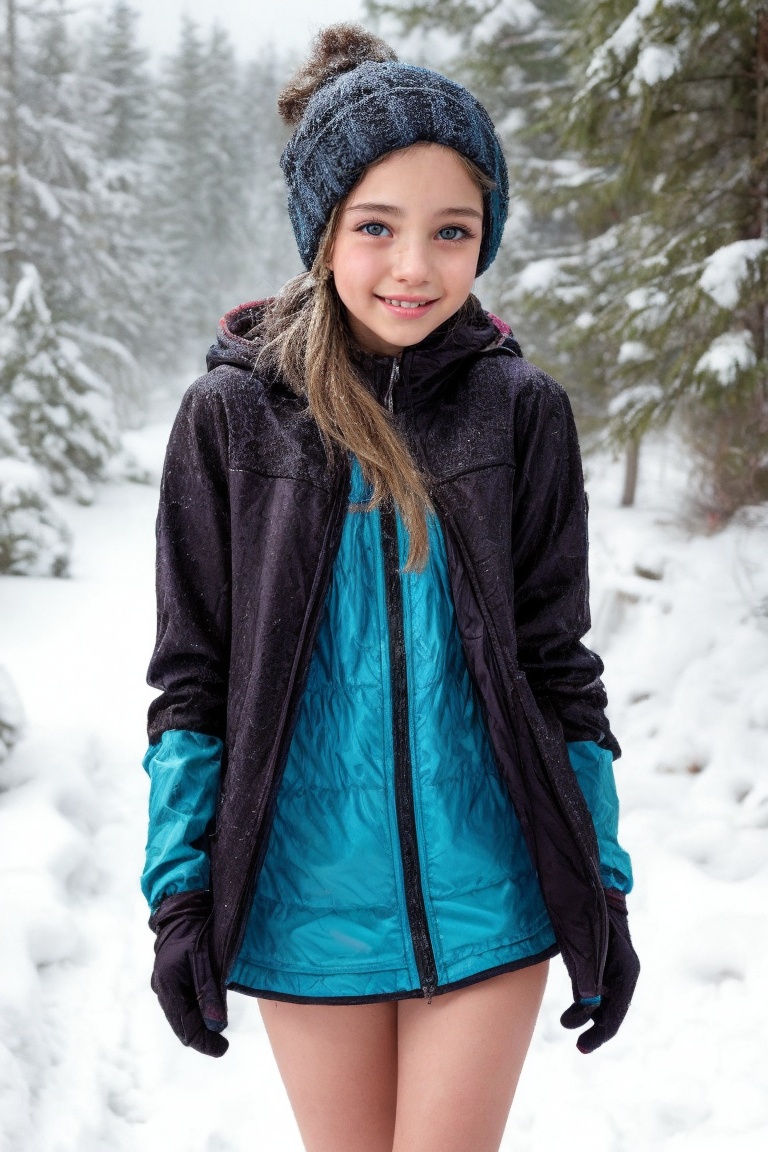tween girl,  outdoor,  fresh alluring hot wear on Tensor.Art