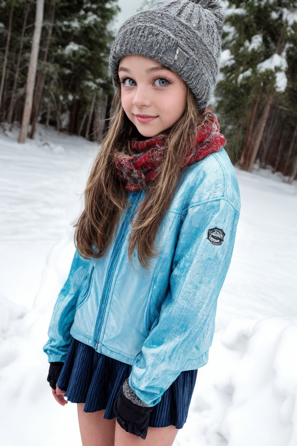 tween girl,  outdoor,  fresh alluring hot wear on Tensor.Art