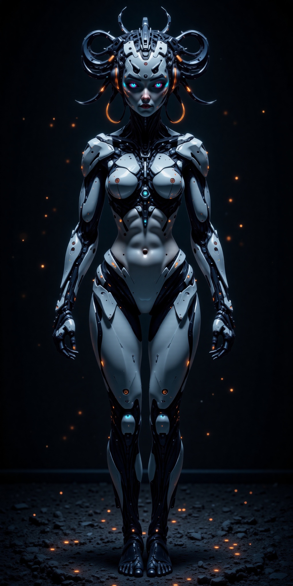 Full body shot,  Cyberpunk,  Gothic on Tensor.Art