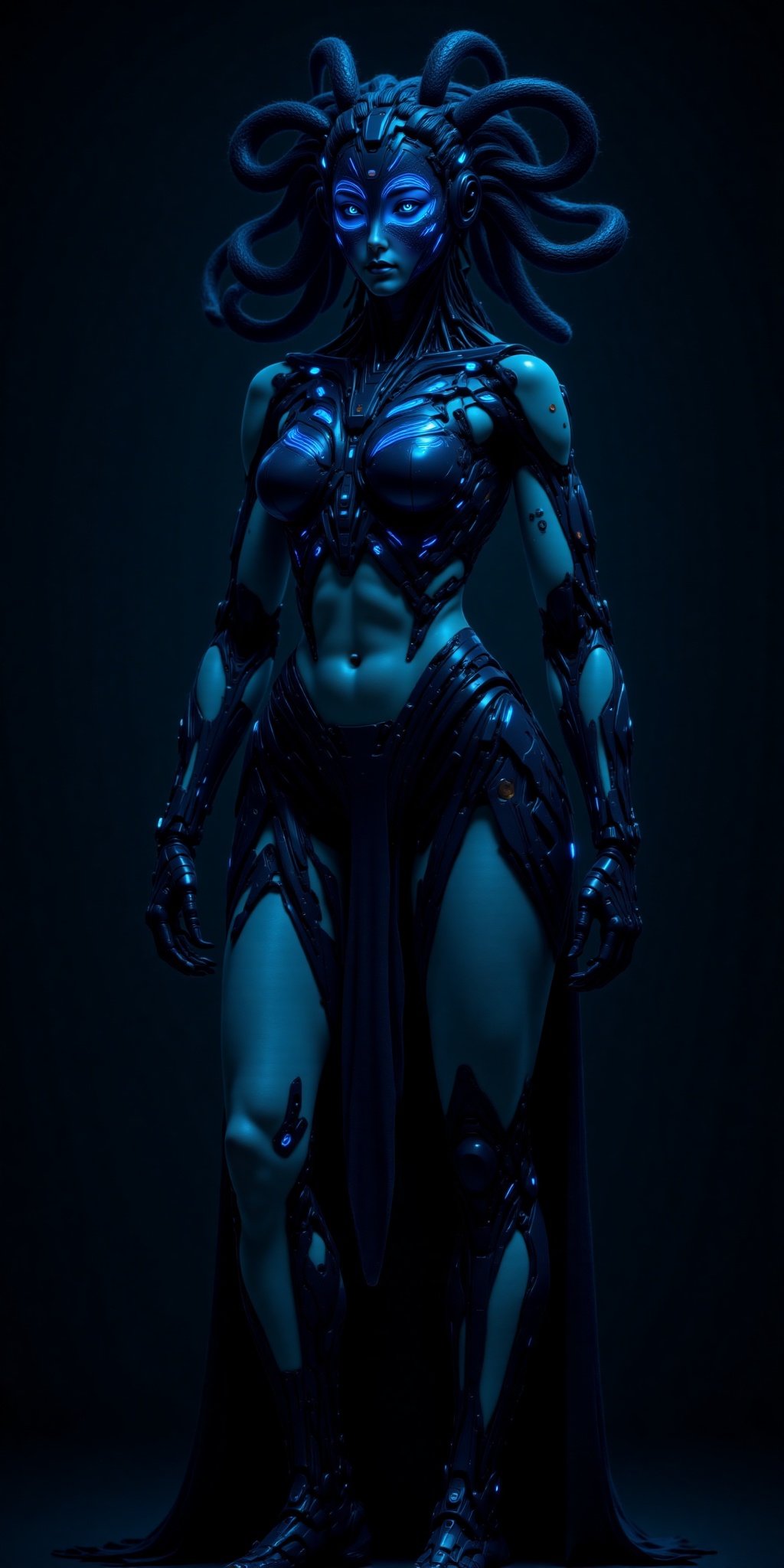 Full body shot,  Cyberpunk,  Gothic on Tensor.Art