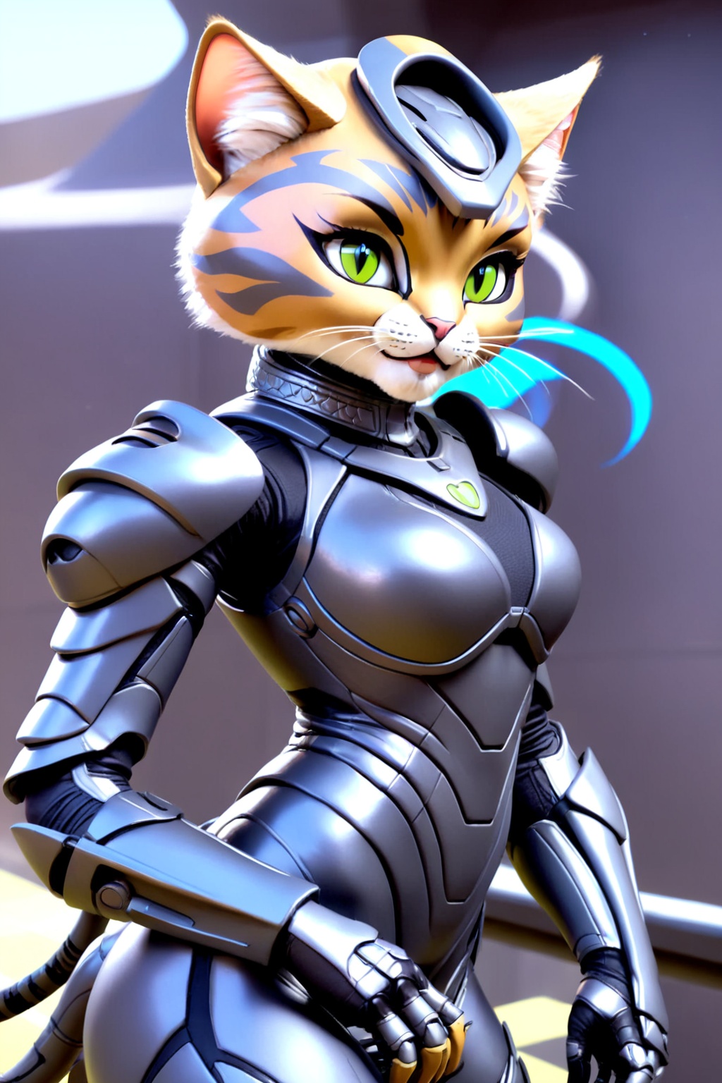 1catgirl,  claws,  rail on Tensor.Art