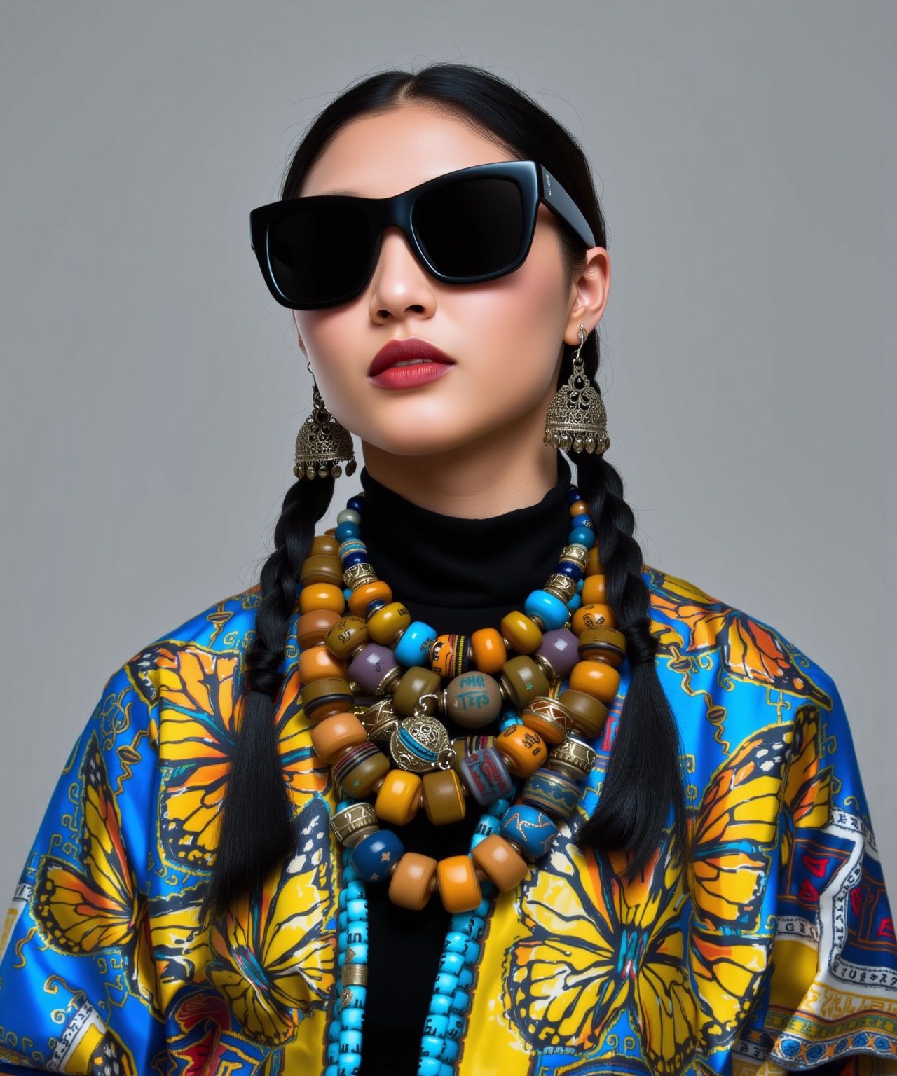 highly detailed,  digitally rendered photograph of a young woman with an Asian ethnic background. She has a fair complexio...