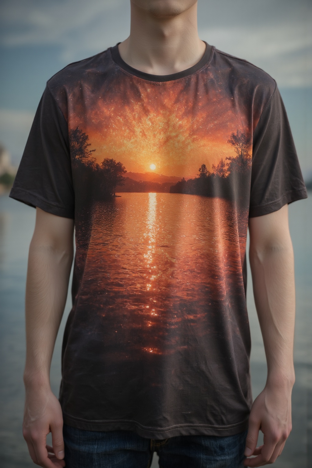 T_shirt with a Design(Masterpiece,  8k,  hdr on Tensor.Art