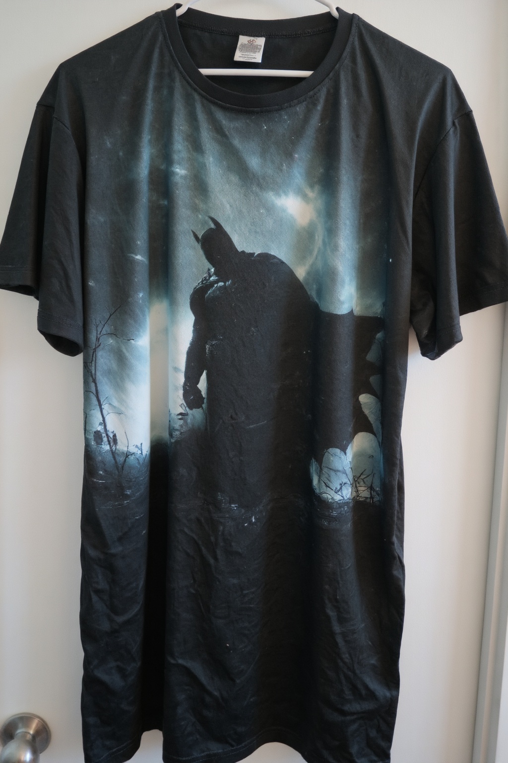 T_shirt with a Design(Photo of Bruce Wayne,  standing pose,  10yo on Tensor.Art