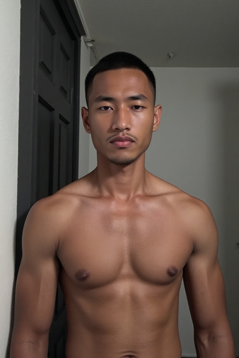 Syahnk as Handsome muscular man (hyperrealistic,  unprocessed image,  unpolished filter on Tensor.Art