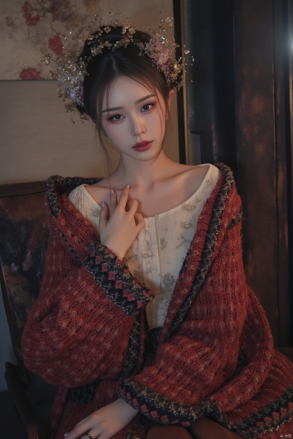 一个漂亮的东方女孩,最高画质,壁纸