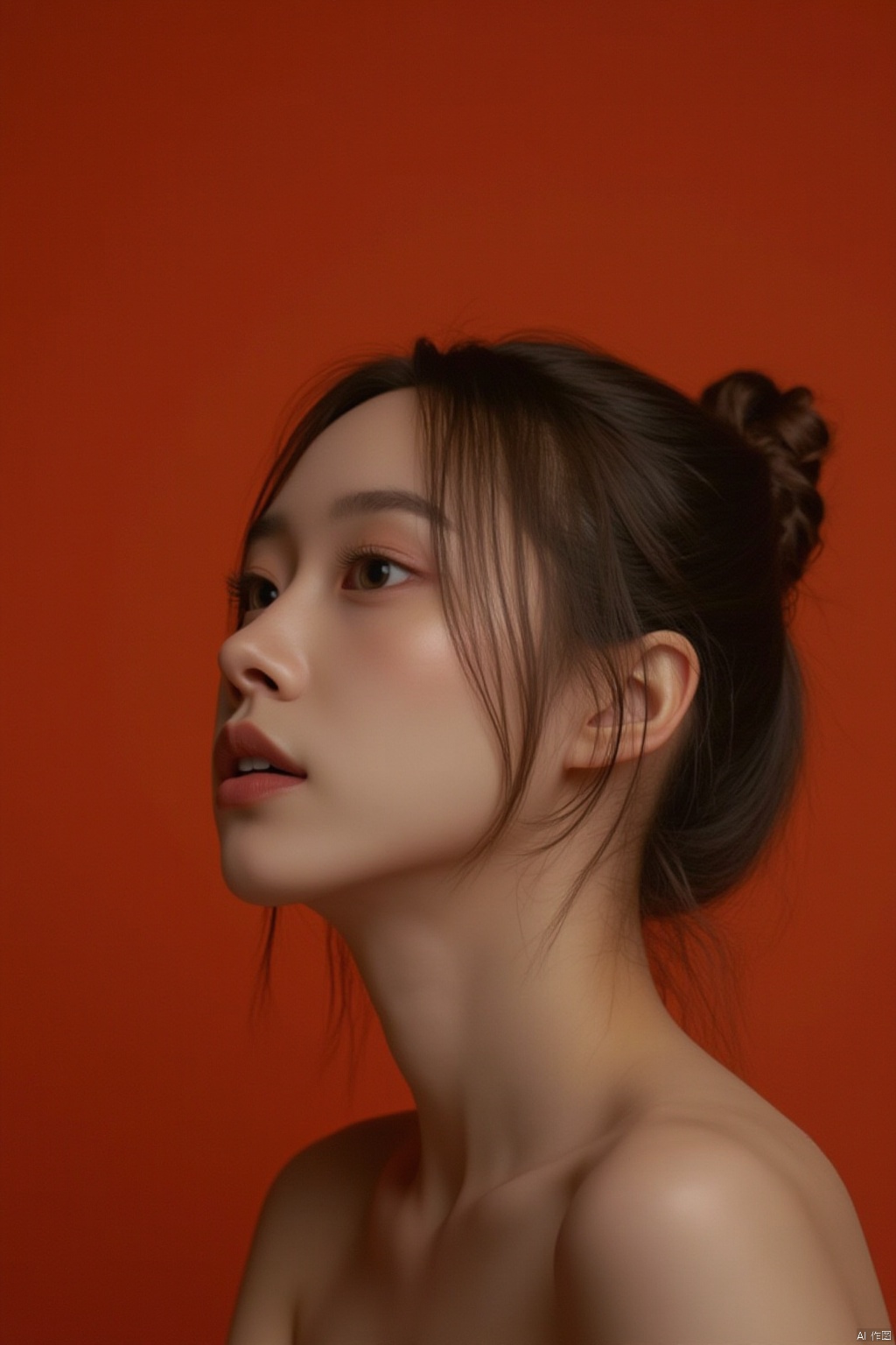 一个漂亮的东方女孩,最高画质,壁纸