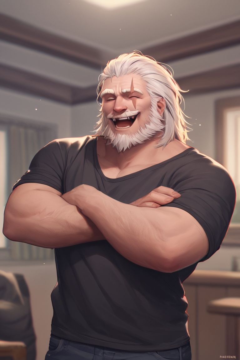 male focus,  depth of field,  reinhardt on Tensor.Art
