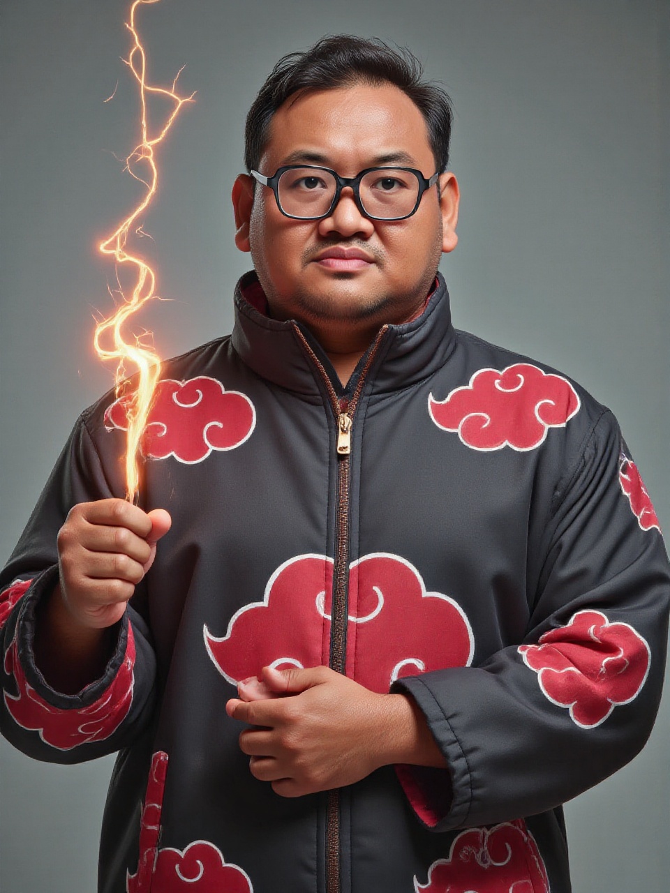 disney-pixar style potrait of plump abangkudat,  age 40 malay guy,  Rectangular glasses on Tensor.Art