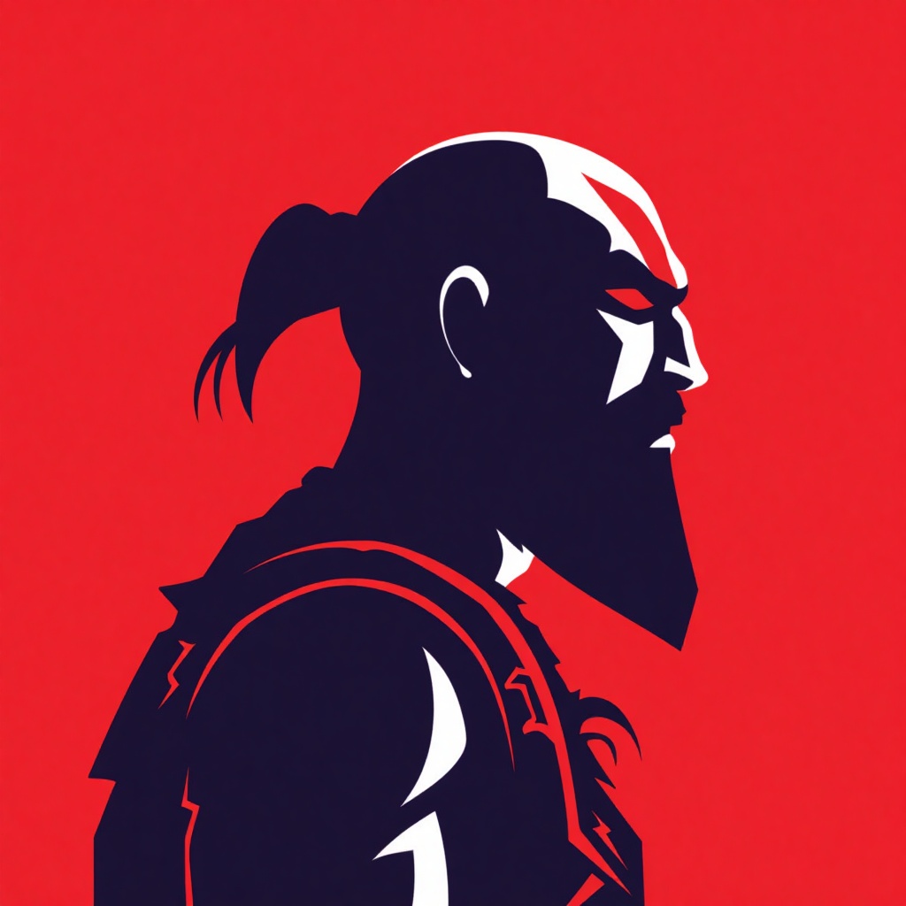 l1en_style,  anime character,  image drawing of kratos god of war on Tensor.Art