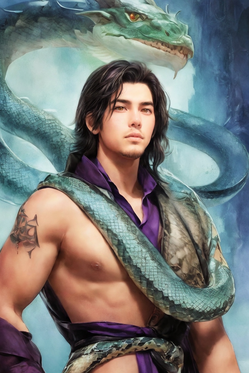 (1boy,  handsome,  male character) on Tensor.Art