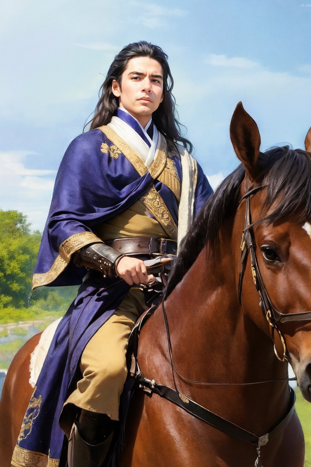 ultra-detailed,  solo,  long hair on Tensor.Art
