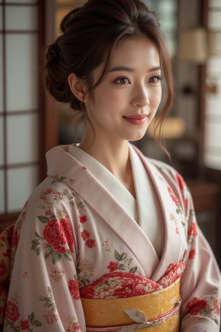 A beautiful young Japanese woman,  22yo,  natural beauty feminine face on Tensor.Art