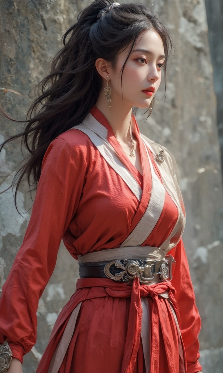 Woman,  martial arts,  hip up on Tensor.Art