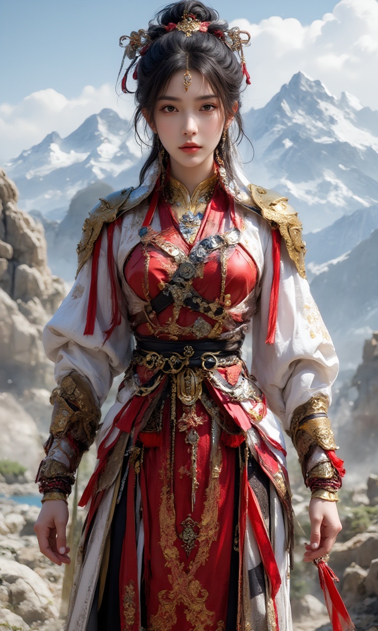 1Woman,  hip up,  martial arts on Tensor.Art