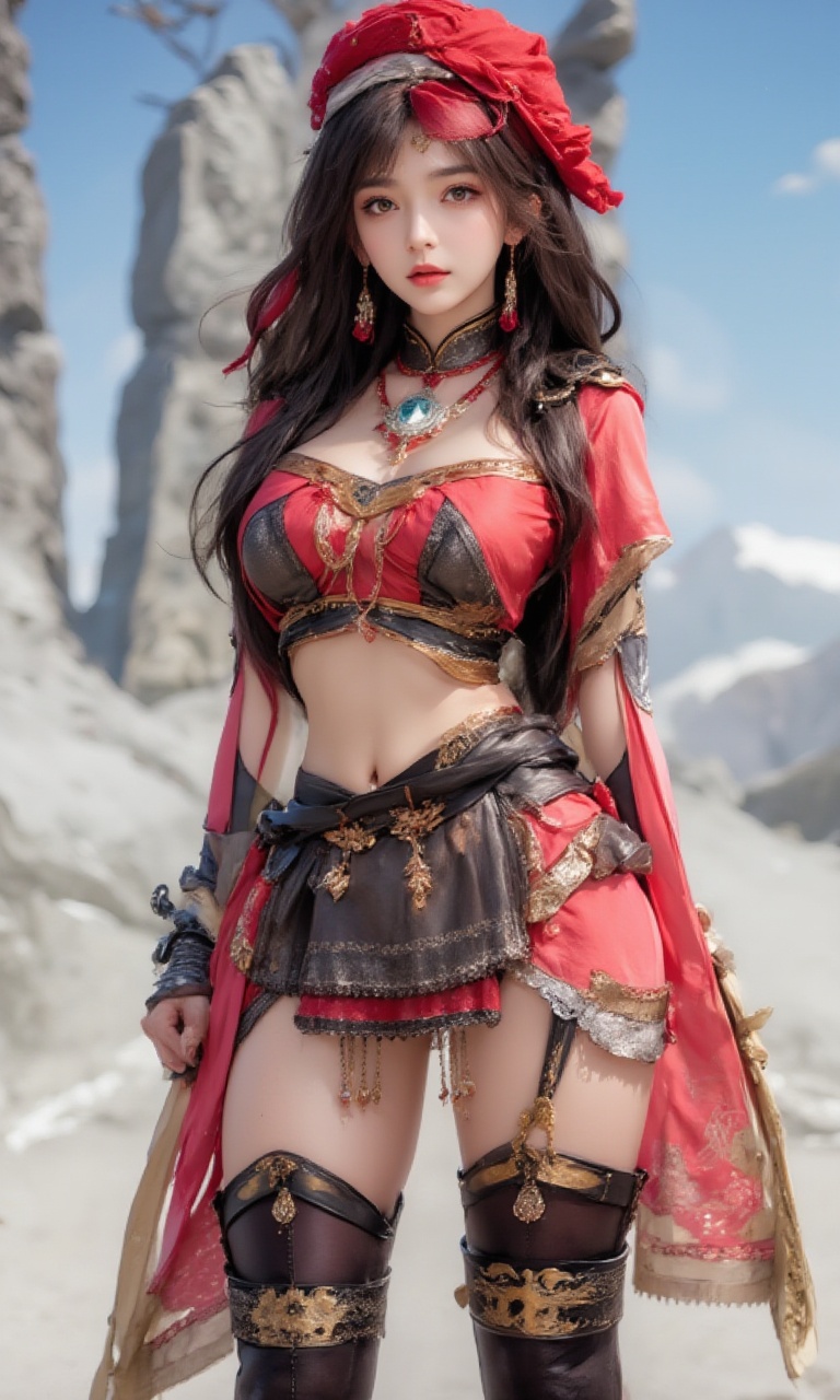 1Woman,  hip up,  martial arts on Tensor.Art