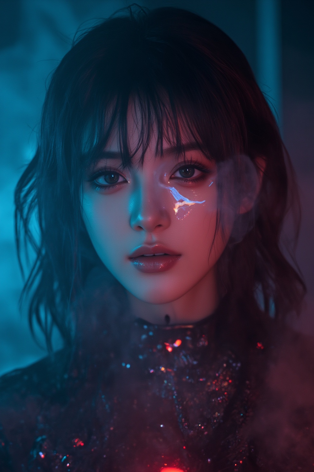 photorealistic,  portrait of hubggirl,  A dramatic shot on Tensor.Art