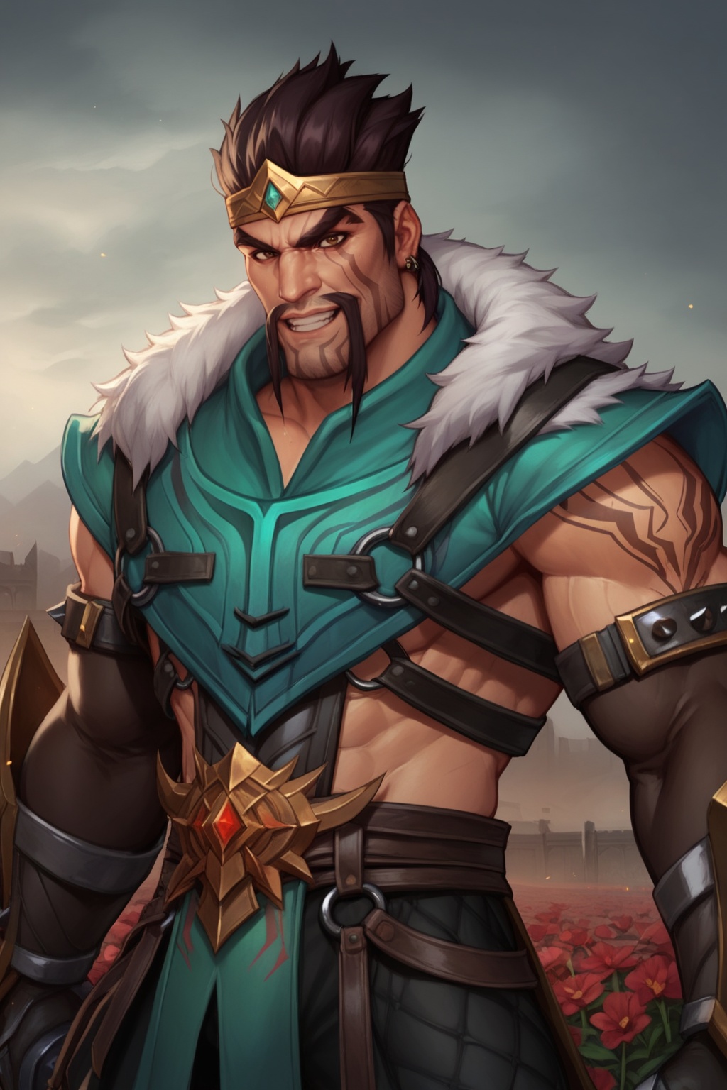 Draven,  score_9,  score_8_up on Tensor.Art