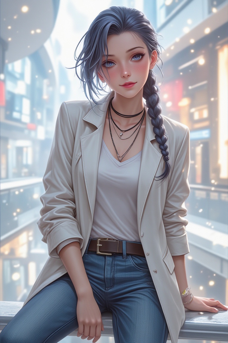 A young woman around 25 years old,  with an attractive,  cute on Tensor.Art