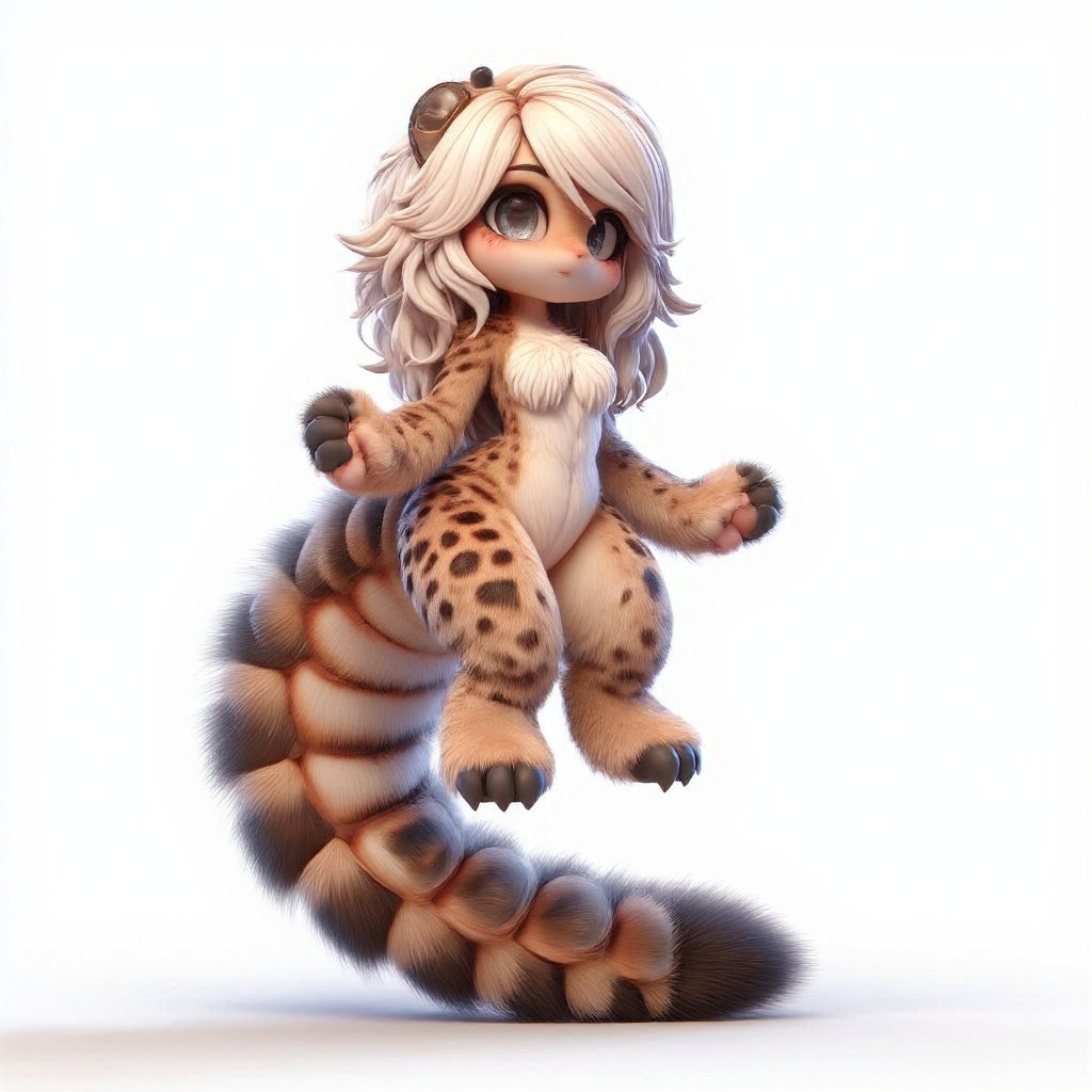 baby anthro highpoly highres 3d model character,  cute semi-chibi bipedal anthro insectoid form,  armored caterpiller on T...