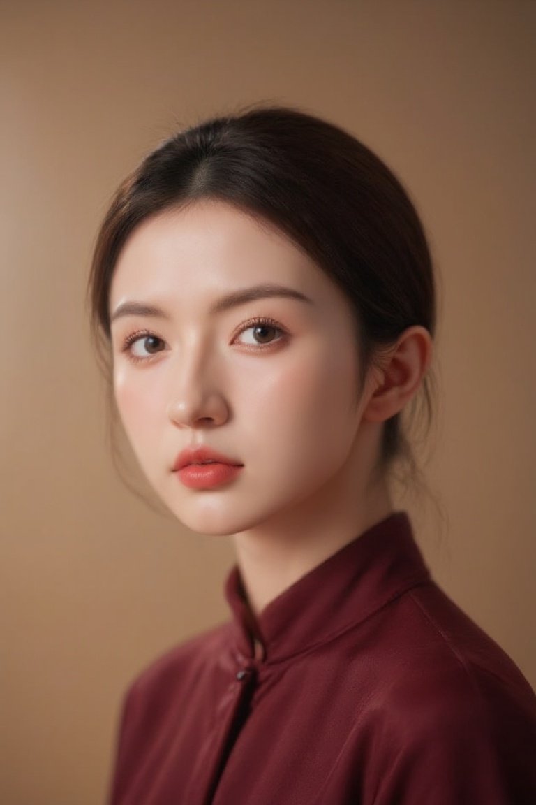 A professional profile photo of a female who is celeb and well-known as the best facial beauty of the World on Tensor.Art