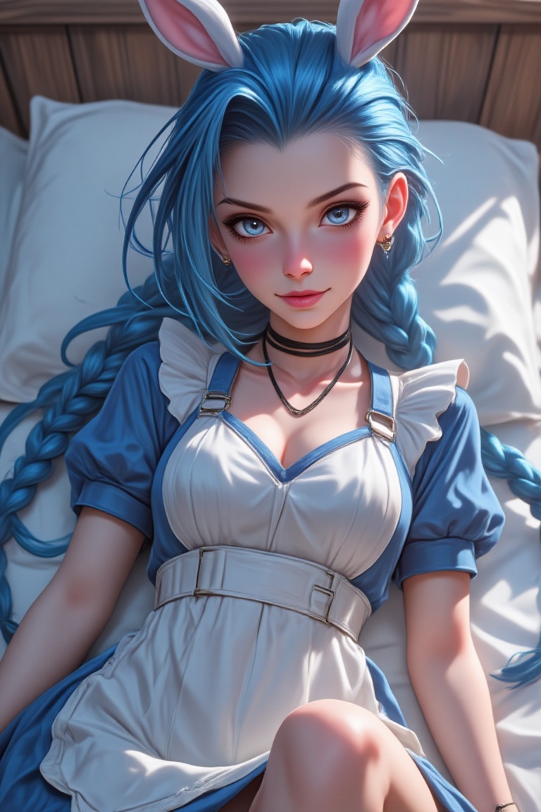 Young woman,  look at viewer,  high angle on Tensor.Art