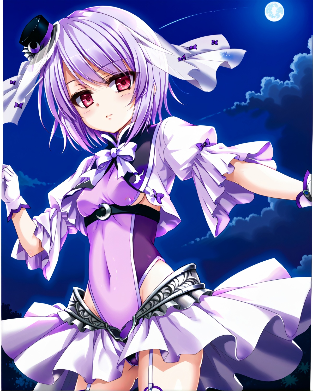 Aoyama ren,  gloves,  white gloves on Tensor.Art