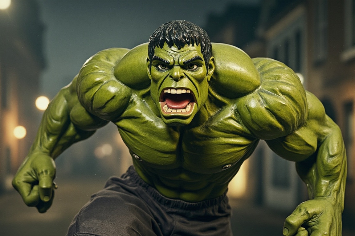 Realistic incredible hulk on Tensor.Art