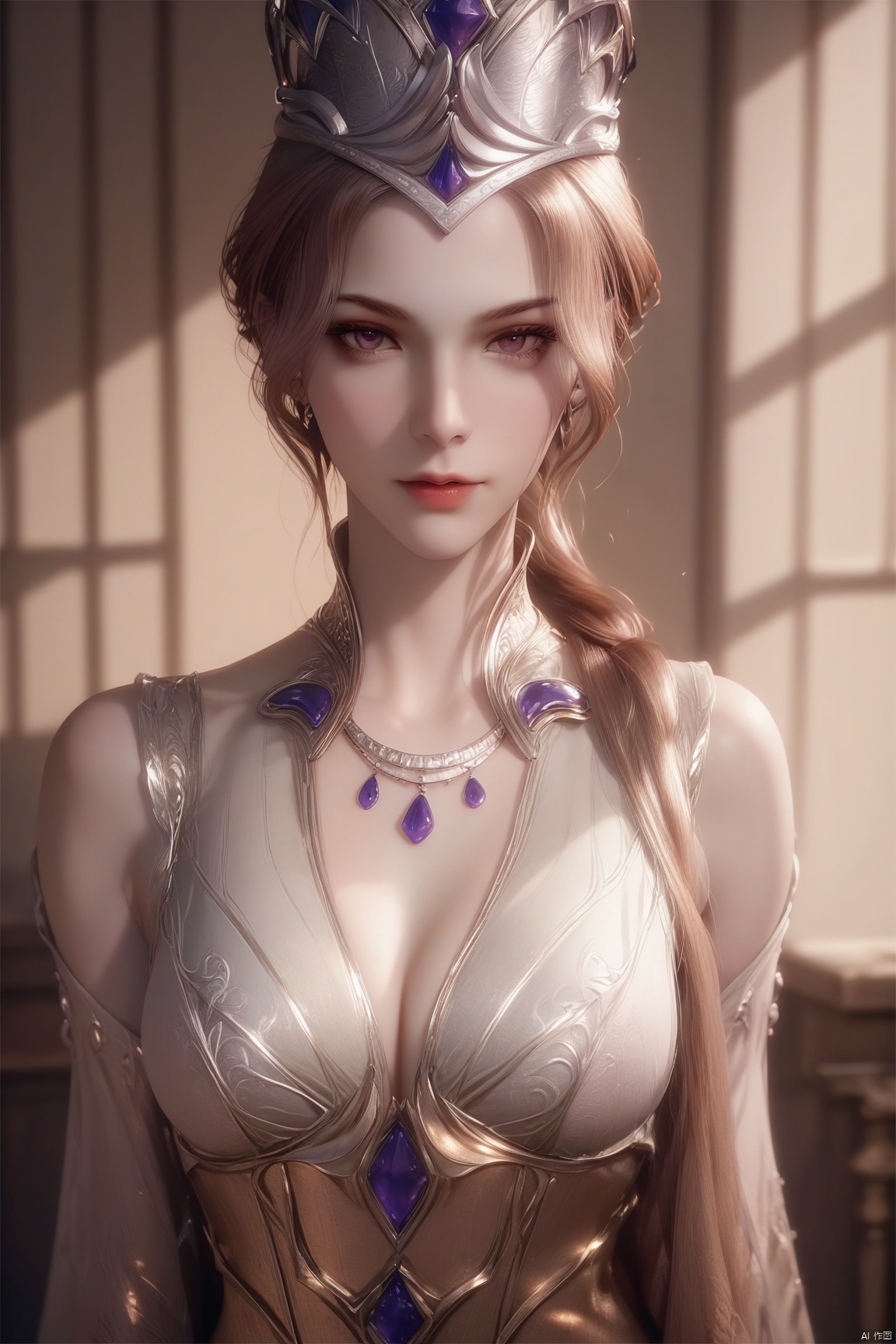 score_9, score_8_up, score_7_up,highly detailed digital,1girl, solo, long hair, breasts, up body,looking at viewer,