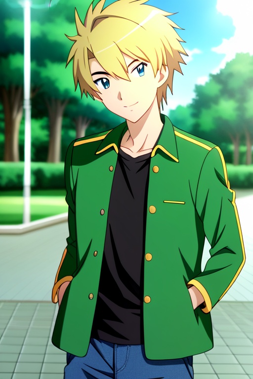 (1_guy,  1solo) digimon_adventure,  yamato_ishida on Tensor.Art