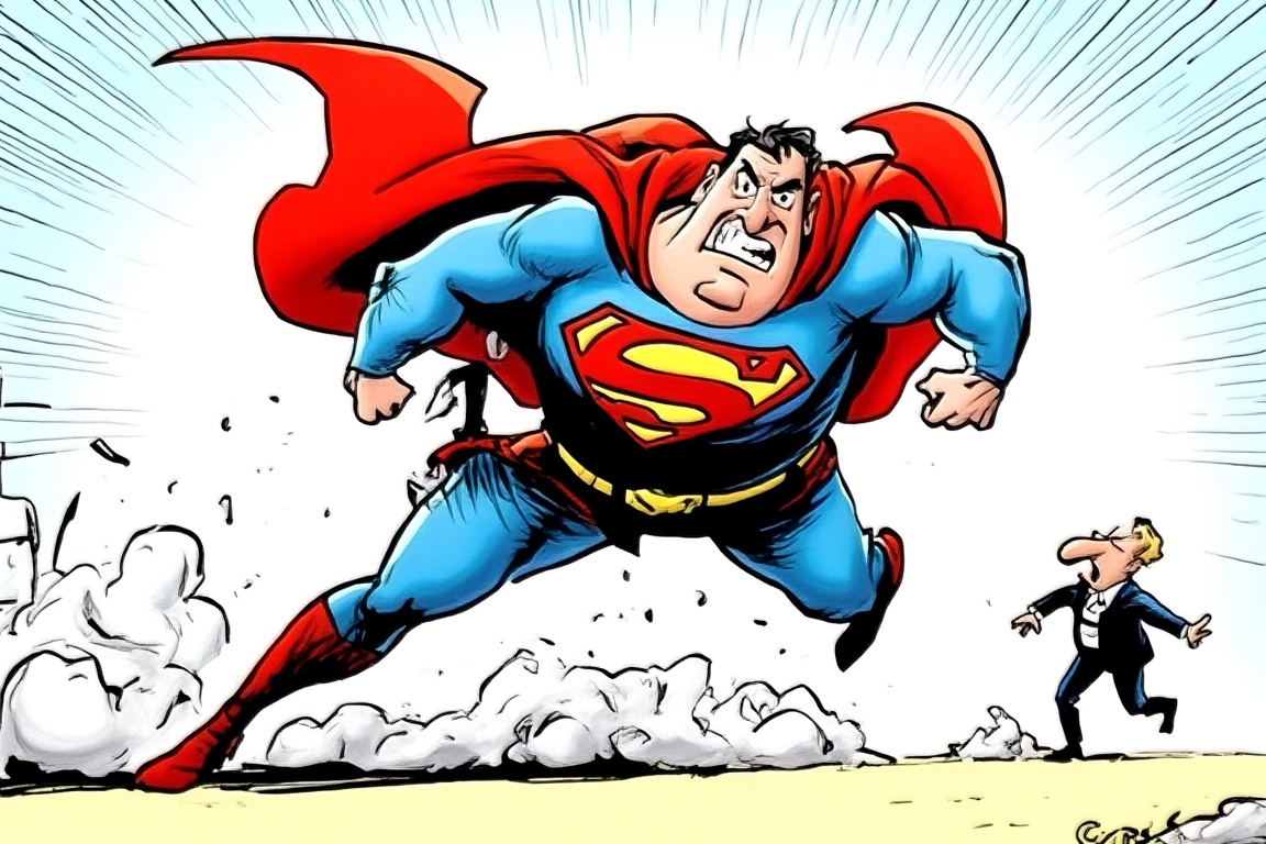 Superman ,  cartoon1 on Tensor.Art