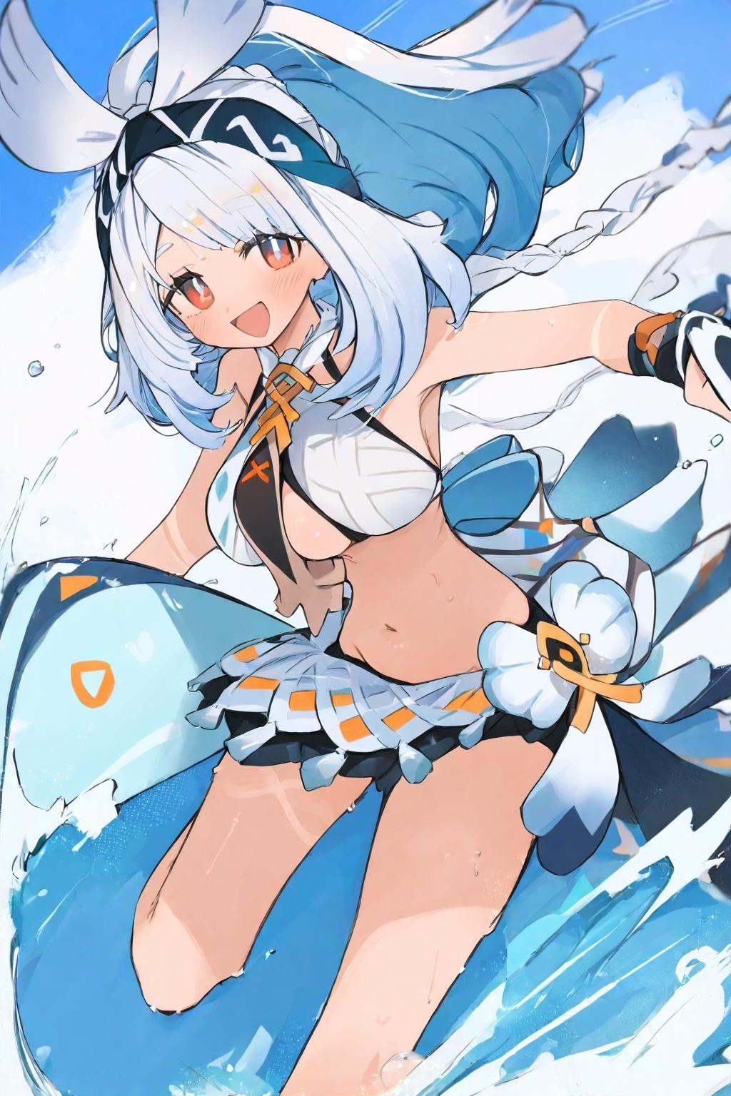 1girl,  mualani \(genshin impact\),  mikozin by Wenaka on Tensor.Art