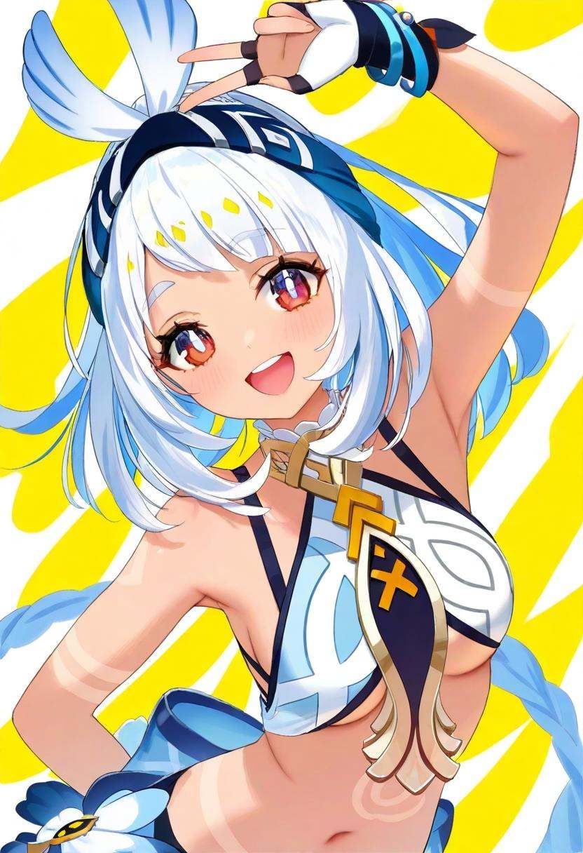1girl,  mualani \(genshin impact\),  artist: Kani biimu by Wenaka on Tensor.Art
