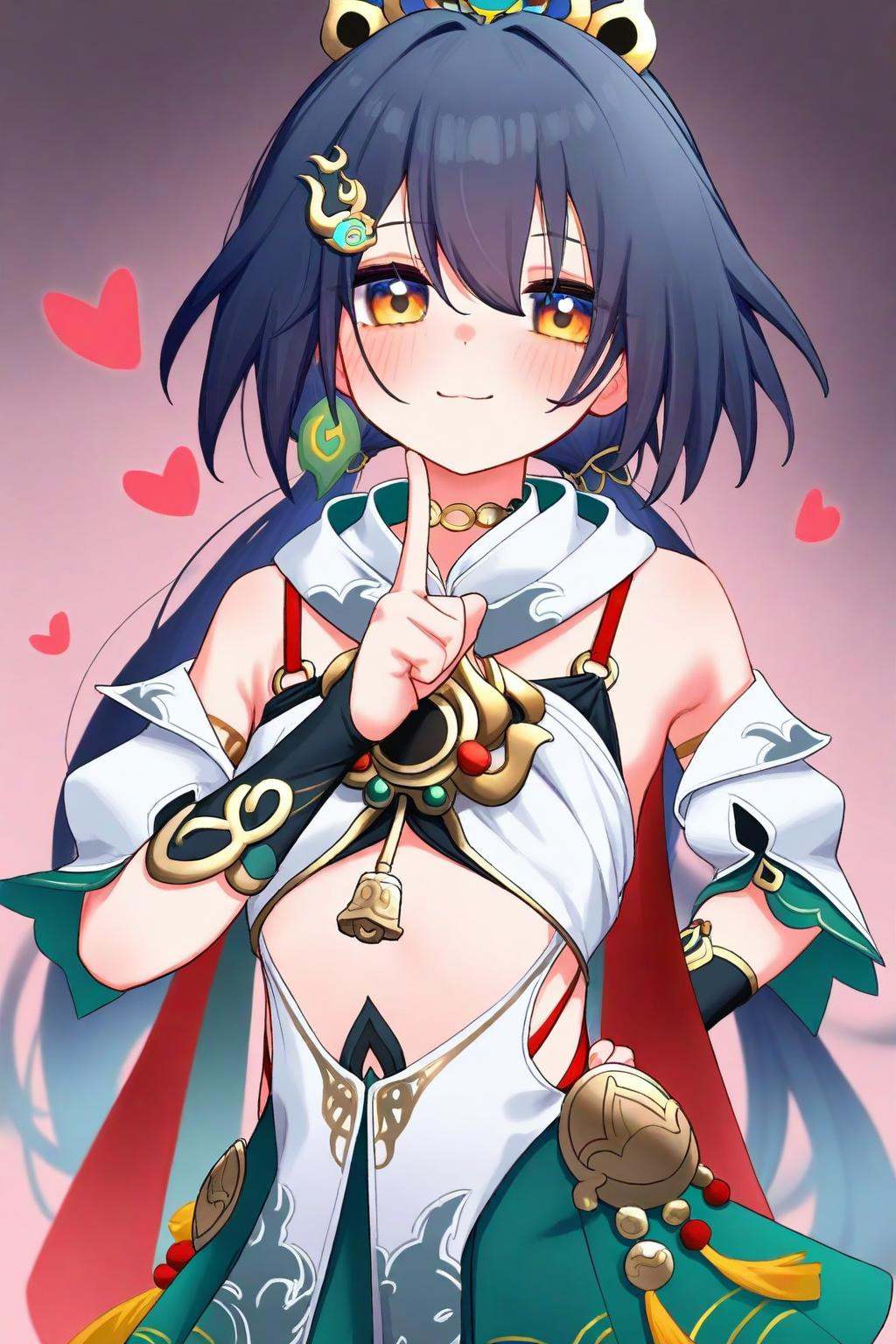 1girl,  yunli_(honkai:_star_rail),  ningen mame by Wenaka on Tensor.Art