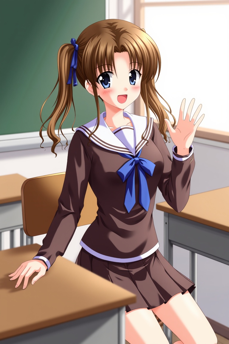 (best quality,  best quality: 1.3),  Brown hair on Tensor.Art