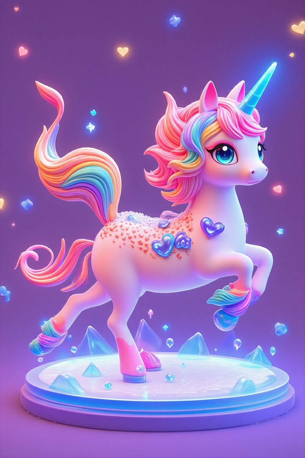 professional 3d model of hubggirl,  anime artwork pixar,  3d style on Tensor.Art
